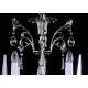 Candelabru Alama, Cristale, Bohemia, E14, L301061CE nickel antique, Crystal