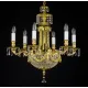 Candelabru Alama, Cristale, Bohemia, E14, L301063CE, Crystal