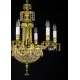 Candelabru Alama, Cristale, Bohemia, E14, L301063CE, Crystal