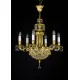 Candelabru Alama, Cristale, Bohemia, E14, L301063CE, Crystal