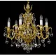 Candelabru Alama, Cristale, Bohemia, E14, L301066CE, Crystal