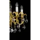 Candelabru Alama, Cristale, Bohemia, E14, L301066CE, Crystal
