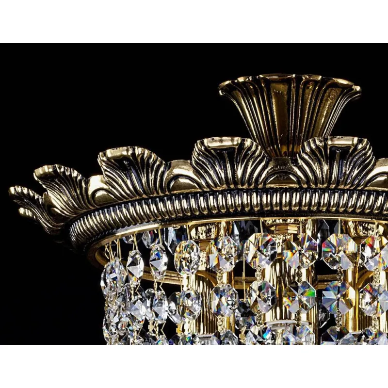 Candelabru Cristale, Bohemia, E14, L301078CE, Crystal