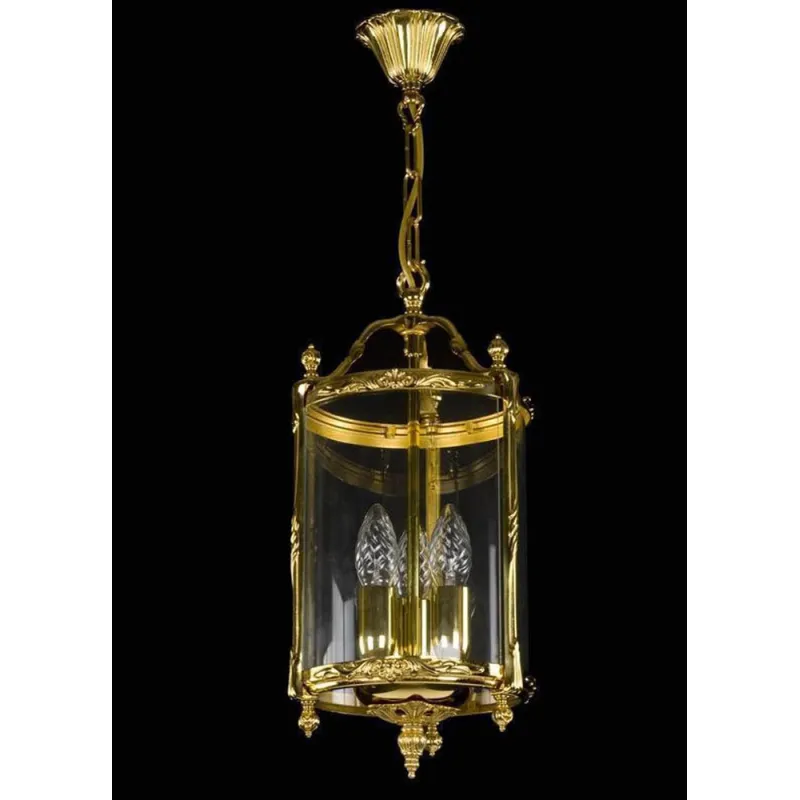 Candelabru Alama, Cristale, Bohemia, E14, L301083, Crystal