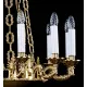 Candelabru Alama, Cristale, Bohemia, E14, L301085, Crystal
