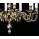 Candelabru Alama, Cristale, Bohemia, E14, L301091, Crystal