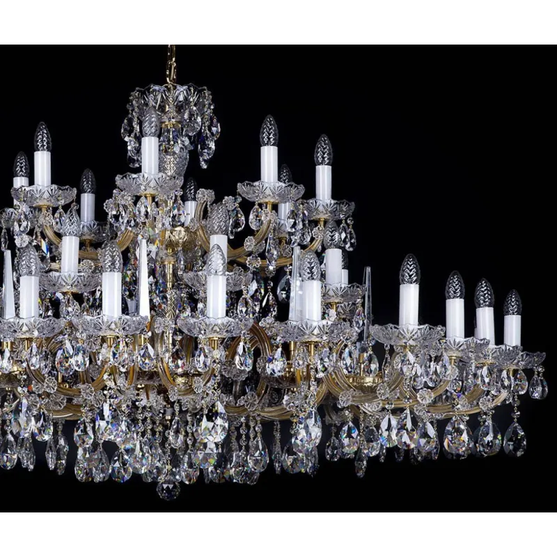 Candelabru Cristale, Maria Theresa, Bohemia, E14, L301097CE, Crystal