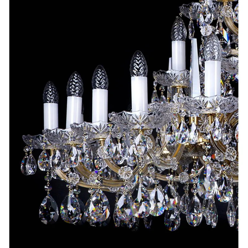 Candelabru Cristale, Maria Theresa, Bohemia, E14, L301097CE, Crystal