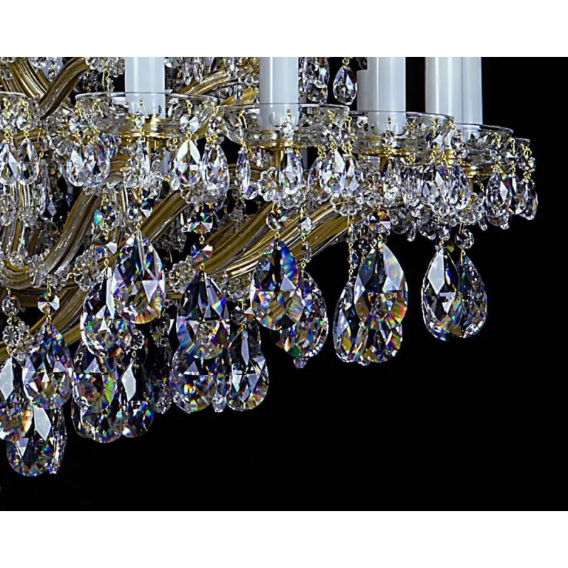 Candelabru Cristale, Maria Theresa, Bohemia, E14, L301098CE, Crystal