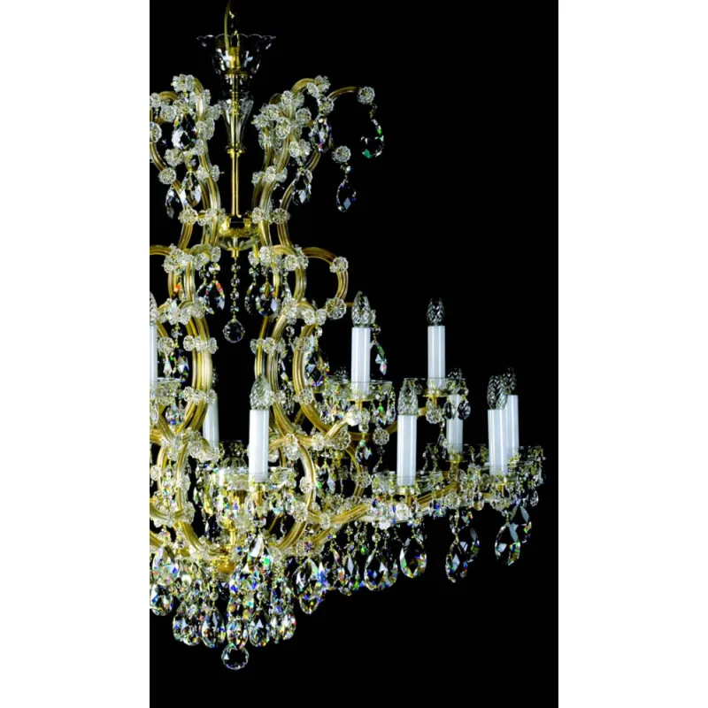 Candelabru Cristale, Maria Theresa, Bohemia, E14, L301099CE, Crystal