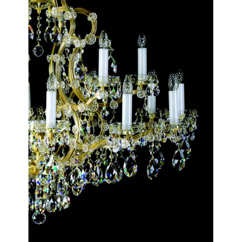 Candelabru Cristale, Maria Theresa, Bohemia, E14, L301099CE, Crystal
