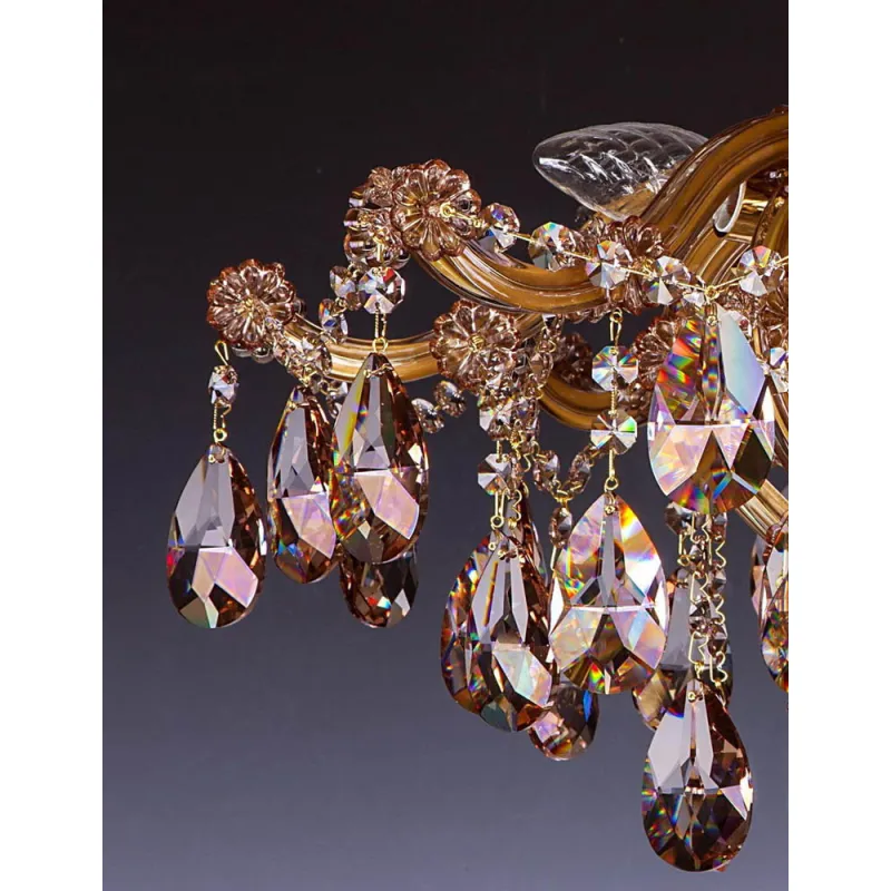 Candelabru Cristale, Maria Theresa, Bohemia, E14, L401002CE 8008, Crystal