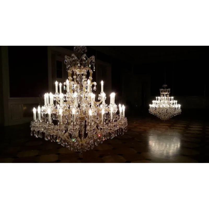 Candelabru Cristale, Maria Theresa, Bohemia, E14, L401003CL, Crystal