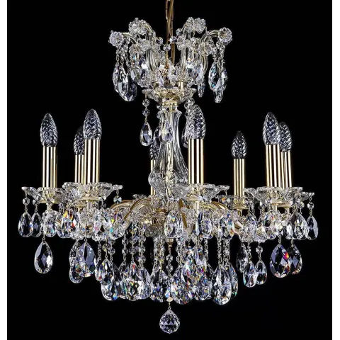 Candelabru Cristale, Maria Theresa, Bohemia, E14, L401008CE, Crystal