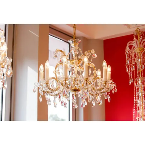 Candelabru Cristale, Maria Theresa, Bohemia, E14, L401013CE, Crystal