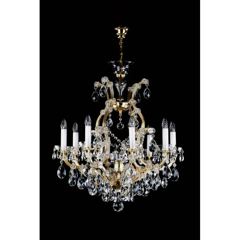 Candelabru Cristale, Maria Theresa, Bohemia, E14, L401016CE, Crystal