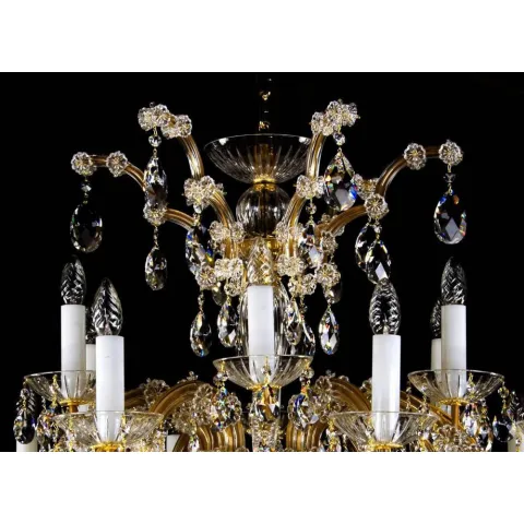Candelabru Cristale, Maria Theresa, Bohemia, E14, L401017CE, Crystal