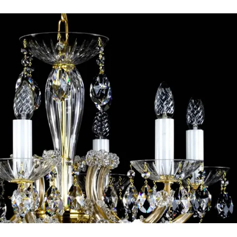Candelabru Cristale, Maria Theresa, Bohemia, E14, L401018CE, Crystal