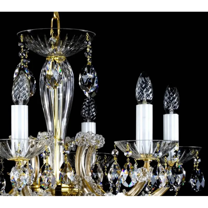 Candelabru Cristale, Maria Theresa, Bohemia, E14, L401018CE, Crystal