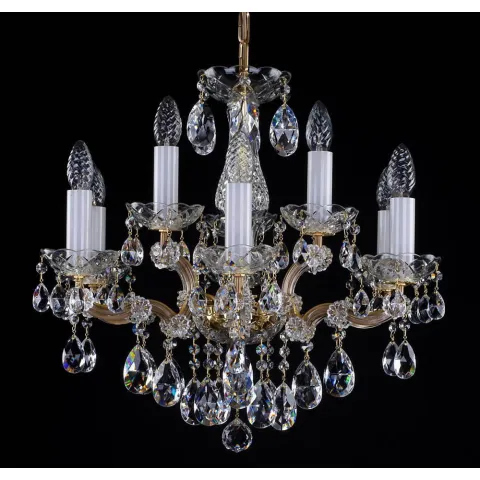 Candelabru Cristale, Maria Theresa, Bohemia, E14, L401021CE, Crystal
