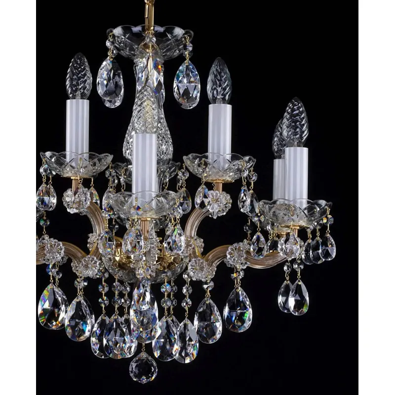 Candelabru Cristale, Maria Theresa, Bohemia, E14, L401021CE, Crystal