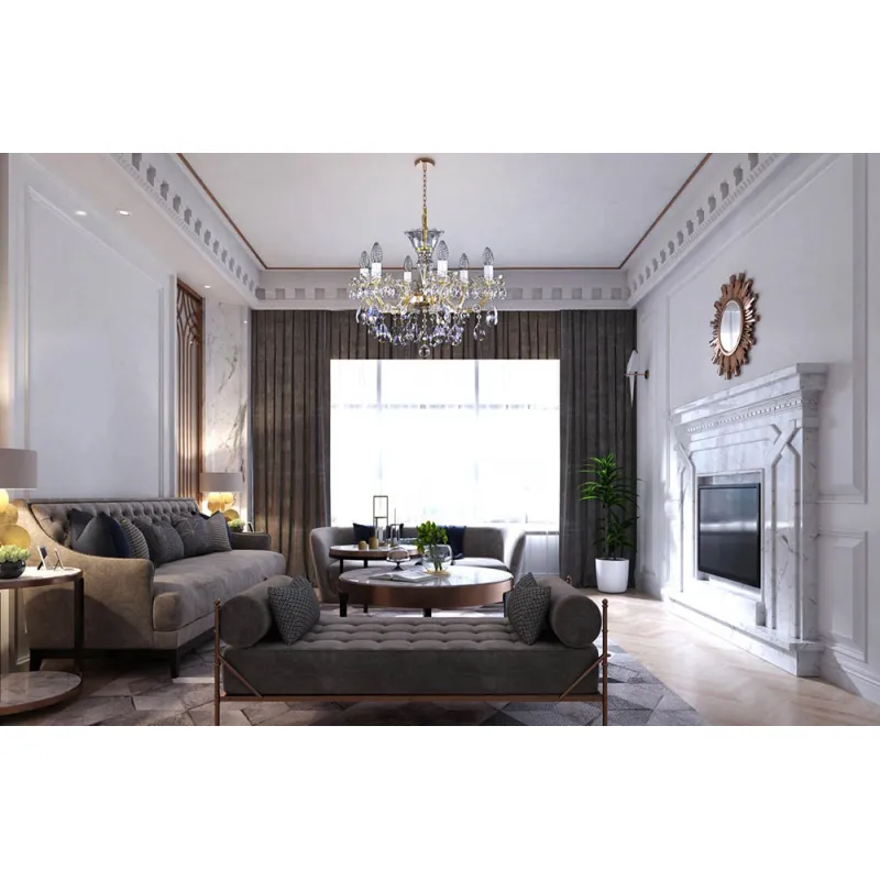 Candelabru Cristale, Bohemia, E14, L401024CE, Crystal