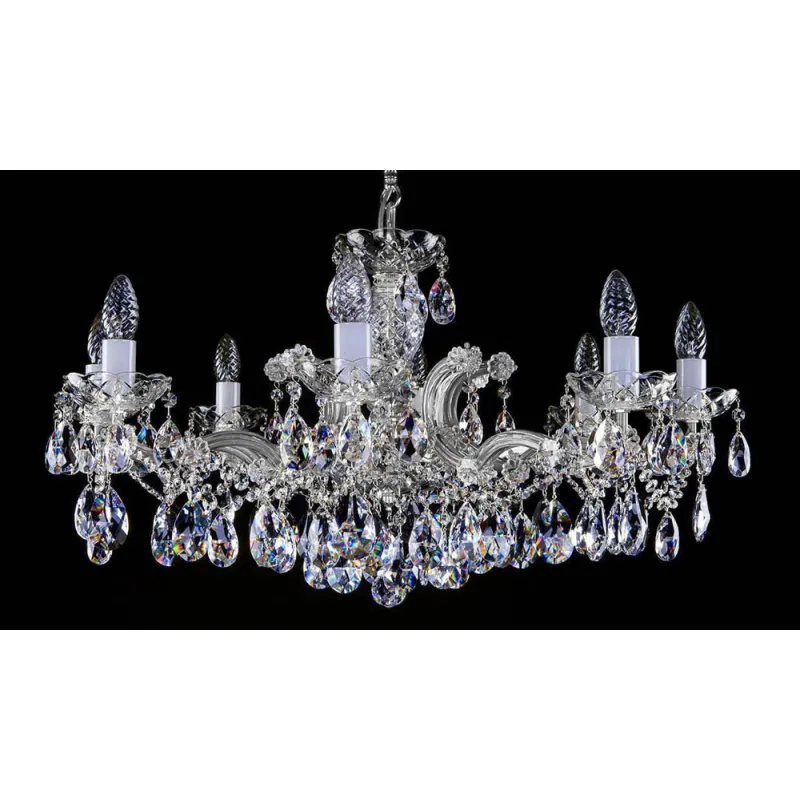 Candelabru Cristale, Maria Theresa, Bohemia, E14, L401028CE, Crystal