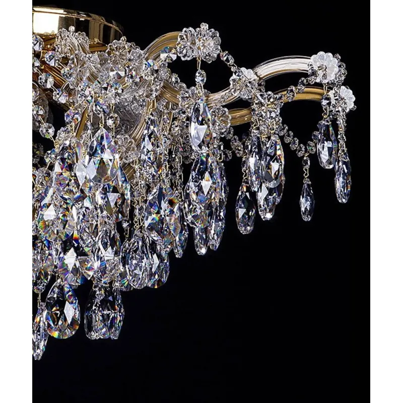 Candelabru Cristale, Maria Theresa, Bohemia, E14, L401029CE, Crystal