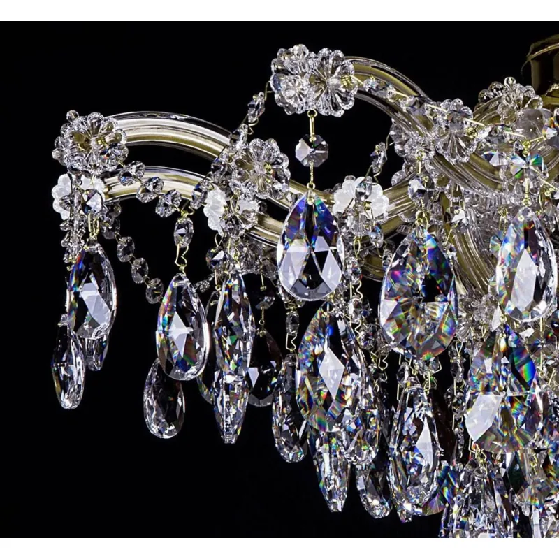 Candelabru Cristale, Maria Theresa, Bohemia, E14, L401029CE, Crystal