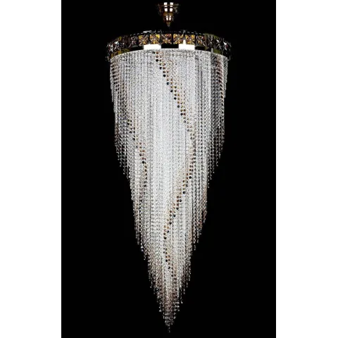 Candelabru Cristale, Spirala, Bohemia, G9, L401032CLN, Crystal