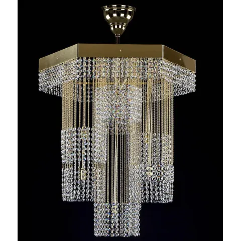 Candelabru Cristale, Spirala, Bohemia, G9, L401034CE, Crystal