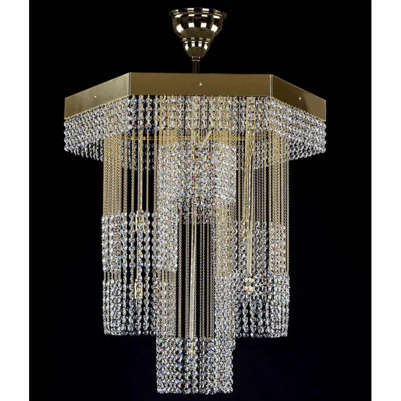 Candelabru Cristale, Spirala, Bohemia, G9, L401034CE, Crystal