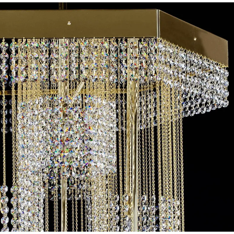 Candelabru Cristale, Spirala, Bohemia, G9, L401034CE, Crystal