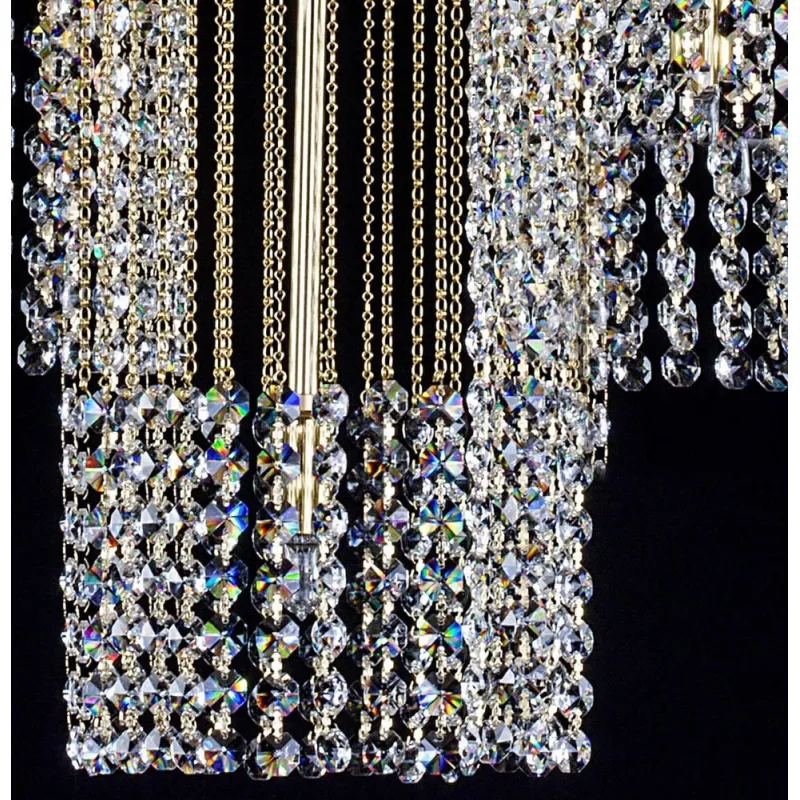 Candelabru Cristale, Spirala, Bohemia, G9, L401034CE, Crystal