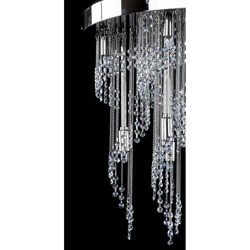 Candelabru Cristale, Spirala, Bohemia, G9, L401035CLN, Crystal