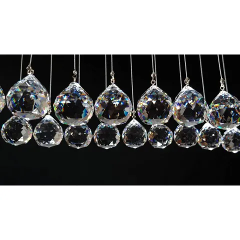 Plafoniera Cristale, Square, Bohemia, GU10, L401041CEATYP, Crystal