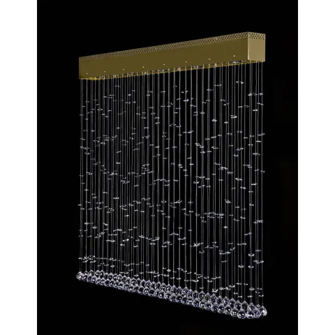 Plafoniera Cristale, Square, Bohemia, GU10, L401041CE, Crystal