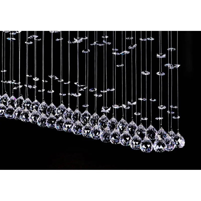 Plafoniera Cristale, Square, Bohemia, GU10, L401041CE, Crystal