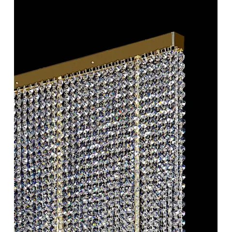 Plafoniera Cristale, Square, Bohemia, G9, L401042CLN, Crystal