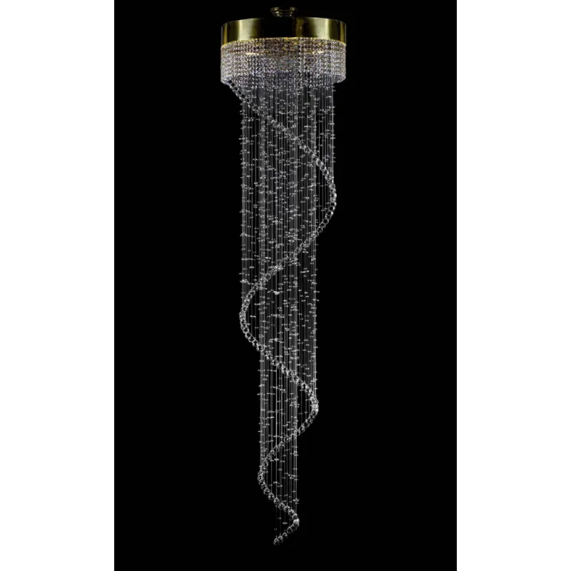 Candelabru Cristale, Spirala, Bohemia, GU10, L401048CLN, Crystal