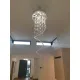 Candelabru Cristale, Spirala, Bohemia, GU10, L401048CLN, Crystal