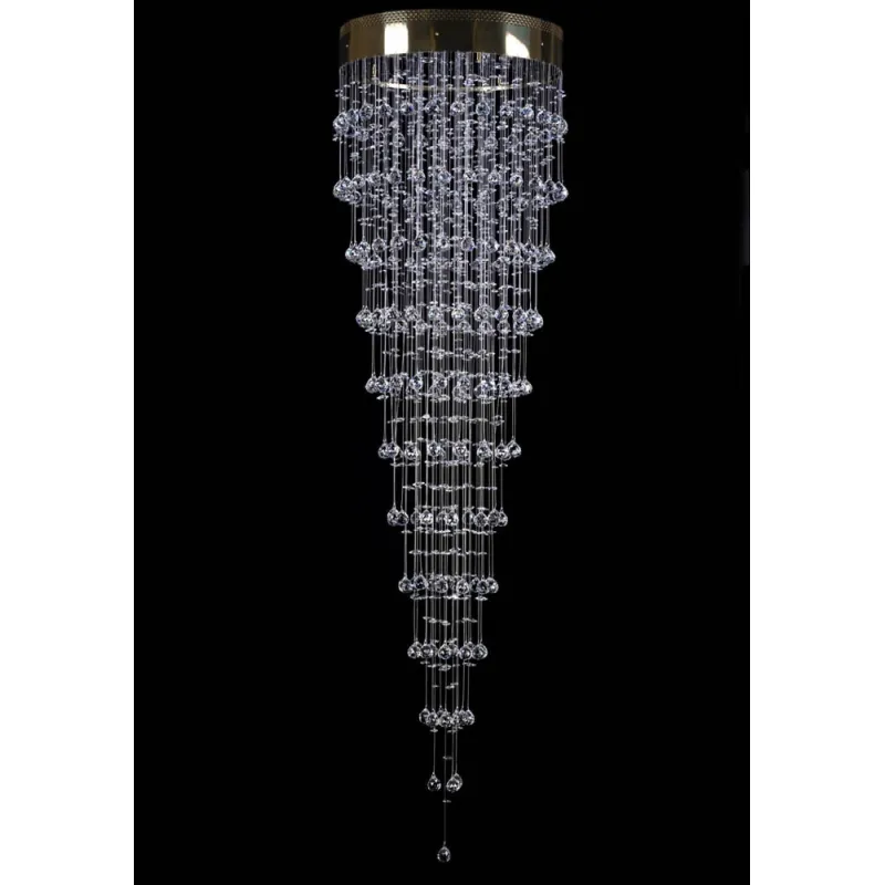 Candelabru Cristale, Spirala modern, Bohemia, G9, L401049CE, Crystal
