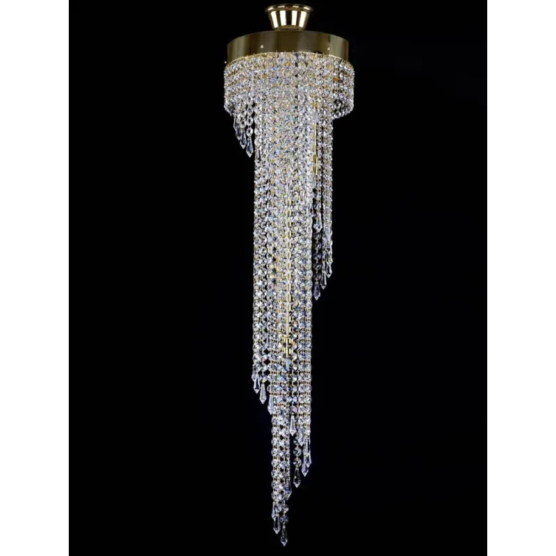 Candelabru Cristale, Spirala, Bohemia, G9, L401050CLN, Crystal