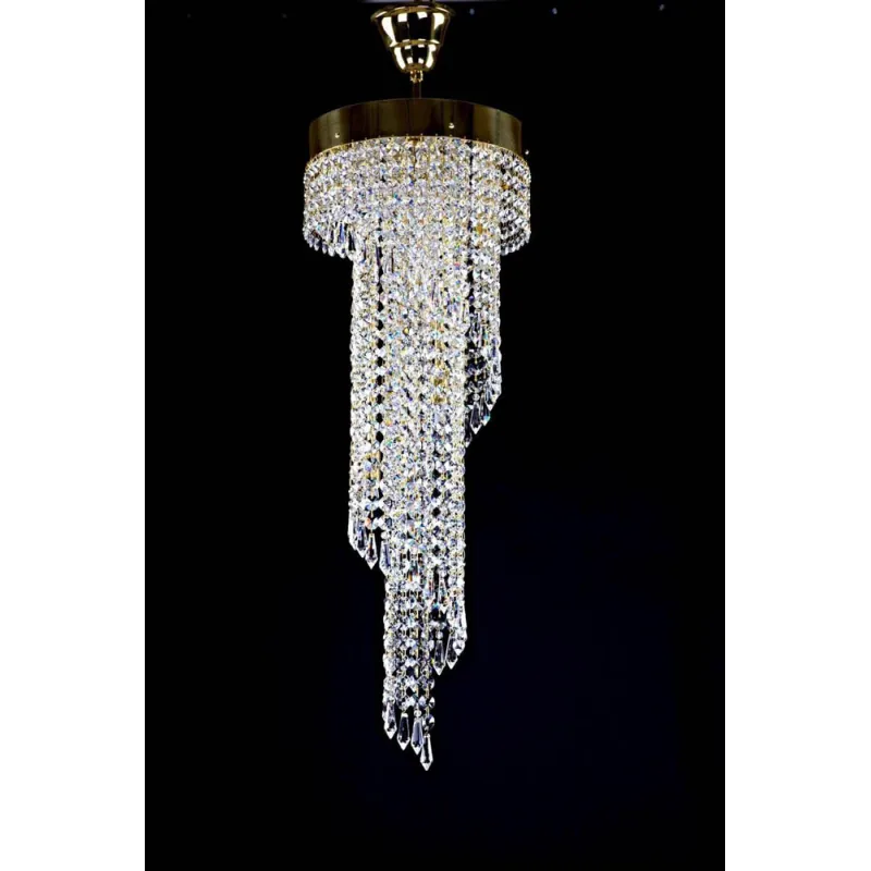 Candelabru Cristale, Spirala, Bohemia, G9, L401051CLN, Crystal