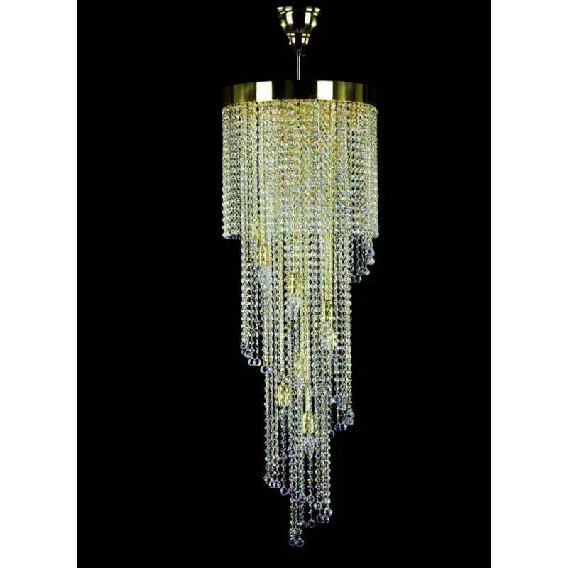 Candelabru Cristale, Spirala, Bohemia, E14, L401053CLN, Crystal
