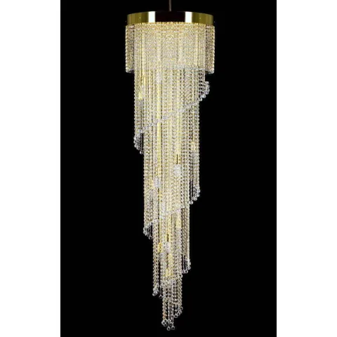 Candelabru Cristale, Spirala, Bohemia, E14, L401055CLN, Crystal
