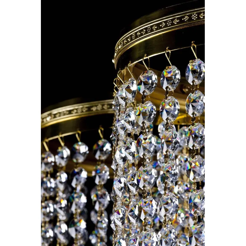 Candelabru Cristale, Spirala, Bohemia, E14, L401058CLN, Crystal