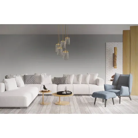 Pendul Cristale, Bohemia, E14, L401077CLN, Crystal