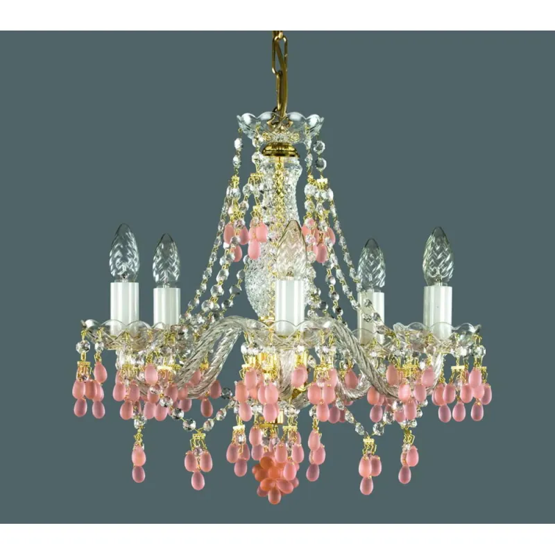 Candelabru Cristale, Bohemia, E14, LA010058V, Crystal