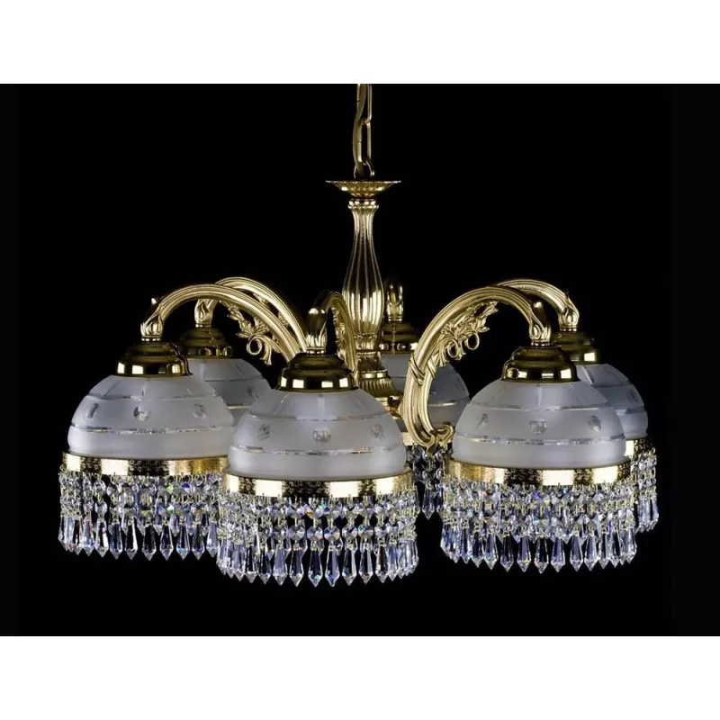 Candelabru Alama, Cristale, Bohemia, E27, LA010099CE, Crystal